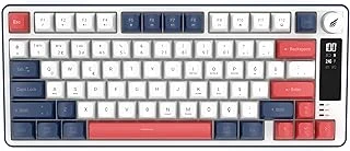 Hawk Hk255 Membrane Lcd Rgb Kablosuz/Bluetooth%75 Türkçe Klavye (Mavi Kırmızı) ürün görseli 1