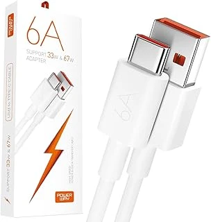 Type-C To Usb-A, Pd, 67 Watt, 6 Amper, 1 Metre, Şarj Data Kablosu, M6, Powerway, ürün görseli 1