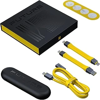 Aohi The Future 4-In-1 Usb-C To Usb-C Modüler Uzayabilen 1M 40Gbps 8K Destekli 240W Pd 3.1 Usb4 Süper Hızlı Şarj/Data Kablo Seti ürün görseli 1