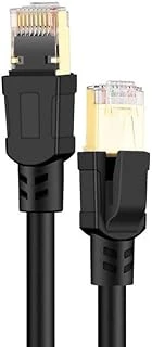 Lunatic Tkz 1352 Cat8 0.5 Metre 40Gbps S/Ftp 2000Mhz Yüksek Hızlı 26 Awg Kablo, S/Ftp Esnek Korumalı Bükümlü Çift 25/40 Gb/Sn Rj45 8P8C Altın Kaplama Cat8 İnternet Kablosu (0.5 Metre Cat8 1352) ürün görseli 1