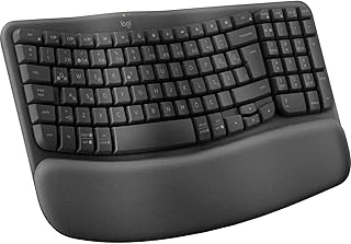 Wave Keys Kablosuz Klavye, Siyah ürün görseli 1