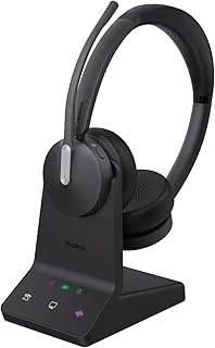 Yealink Wh64 Dual Uc Kulaklık Baz Istasyonu Dahil – Evrensel Uyumluluk, Iki Kulaklı Tasarım, Gürültü Azaltma, Usb Bağlantısı ürün görseli 1