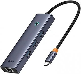 Hub 6W1 Ultrajoy 6 Port (Usb-C 1 X Hdmi4K @ 30 Hz + 3 X Usb 3.0 + 1 X Pd + Rj45) ürün görseli 1