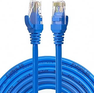 Cat6 Ethernet Kablosu (15 Metre) - 1000 Mbps’E Kadar Veri Aktarımı - Fabrikasyon Rj45 Konnektörlü - ürün görseli 1