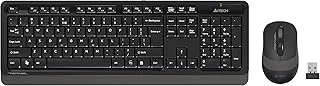 A4 Fg1010 2.4G Q Türkçe Fn-Multimedya Klavye+Optik 2000Dpi Mouse Siyah/Gri Kablosuz Set ürün görseli 1