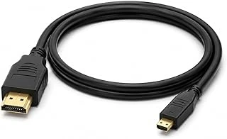 Primex Px-1121-5 Micro Hdmi To Hdmi Kablo, 5 Metre 1080P Full Hd Hdmi Görüntü Ses Aktarım Kablosu, Micro Hdmi Type-D Kamera Tablet Mini Laptop Raspberry Pi Tv Monitör Projeksiyon Bağlantı Kablosu ürün görseli 1