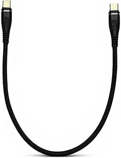 Coverzone Type-C To Type-C Kablo 30 Cm – 60W Hızlı Şarj 5Gbps Veri Aktarımı | Dayanıklı Örgü Kaplama, Telefon, Tablet Laptop Uyumlu ürün görseli 1