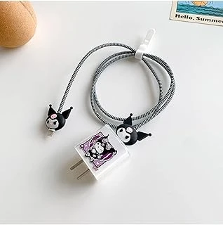 Psr Aksesuar Kuromi 4 Şarj Kılıfı, Şarj Kablosu Örme Aparatı, Toparlayıcı, Kablo Koruyucu Iphone 18W/20W Ile Uyumlu ürün görseli 1