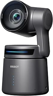 Obsbot Tail Air Ndi Streaming Camera 4K, Ai Tracking Ptz Kamera, Akıllı Uygulamalı, Jest Kontrolü, Hdmi/Usb-C/Kablosuz Web Kamerası, Youtube, Kilise, Ibadet, Yaratıcı, Vs. Için Video Kamera Live ürün görseli 1