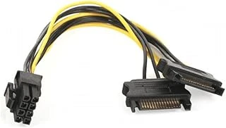 Dark Dk-Cb-P203 2 X Sata - 6+2 Pin Pci-E Dönüşütürücü Güç Kablosu ürün görseli 1
