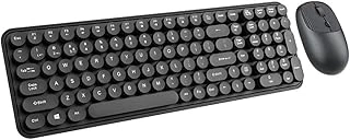 Coofbe 105 Tuşlu 2.4Gh Kablosuz Bluetooth Klavye Mouse Seti Kablosuz Klavye Mouse Set Siyah ürün görseli 1