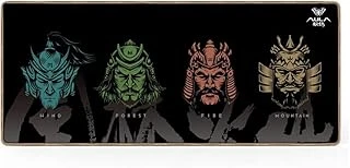 Aula Mp-Wffm 70X30Cm Kaymaz Tabanlı Mousepad Siyah ürün görseli 1