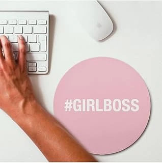Hediyesepeti Girlboss Hashtag Tasarımlı Hediye Mousepad 20 X 20 Cm ürün görseli 1