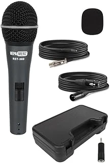 Hepa Merz Rst-360 Profesyonel Dinamik Cardioid Kablolu El Mikrofonu Kaliteli (Çanta Full Set) ürün görseli 1