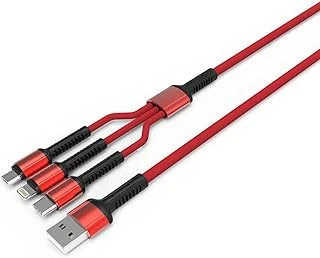 Constrain Kırmızı Lc93 3 In 1 Usb Kablo İle Uyumlu ürün görseli 1