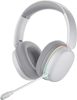Aula G7 Tri Mode Kablosuz Rgb Mikrofonlu Kulaklığı 7.1 Surround Ses 40Mm Driver Düşük Gecikme E-Spor Kulaklık Beyaz ürün görseli 1