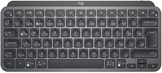 Logitech, Mx Keys Mini Minimalist Kablosuz Aydınlatmalı Klavye, Kompakt, Bluetooth, Performans, Çoklu Cihaz Özellikli, 5 Ay Pil Ömrü, Türkçe Q Klavye, 920-010504, Siyah ürün görseli 1