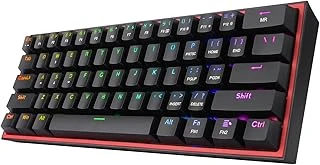 Redragon K617-Rgb 16,8 Milyon Rgb Aydınlatma, Red Switch Fizz%60 Q Türkçe Kablolu Mekanik Klavyesi Siyah ürün görseli 1