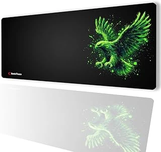 Sonictouch Ultragrand Siyah Neon Yeşili Kartal Dikişsiz Xxl Masaüstü Klavye Mouse Pad 40X90Cm ürün görseli 1