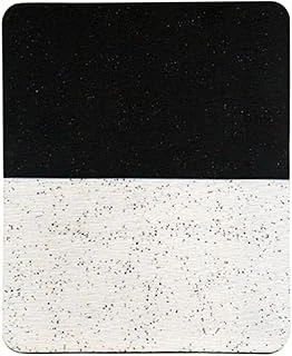 Usin Kum Desen Kaymaz Taban Optik Bilgisayar Notebook Bordo Mouse Pad Mousepad (Si̇yah Beyaz) ürün görseli 1