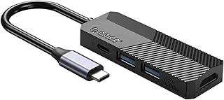 Orico Aktif Hub Usb-C 4'Ü 1 Arada Tdi Hdmi 4K@30Hz, Pd 55W, 1 Port Usb 3.1, 1 Port Usb 2.0 ürün görseli 1