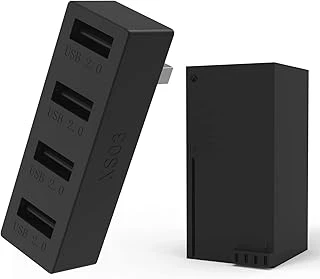 Serisi X/S Için 4 Bağlantı Noktalı Usb Hub 2.0, Serisi X/S Konsolu Ile Uyumlu Yüksek Hızlı Usb Hub Splitter Genişletme Adaptörü ürün görseli 1