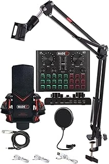 Gmx-1 Record Set Condenser Mikrofon Ses Kartı Yayın Paketi (Telefon Pc) ürün görseli 1