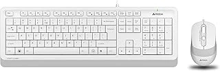 A4Tech F1010 Q Usb Türkçe Fn-Multimedya Klavye+Optik 1600Dpi Beyaz Mouse Set ürün görseli 1