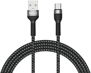 Shira Serisi Type-C Usb Kablo 2 Metre Siyah ürün görseli 1