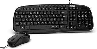 Inca Imk-384T Q/Usb Wired Multimedia Q Keyboard & Mouse Set, 20 Adet Multimedya Tuşu, Ergonomik Dayanıklı Malzeme, Silinmez 112 Adet Tuş,Ayarlanabilir Yatırma Açısı ürün görseli 1