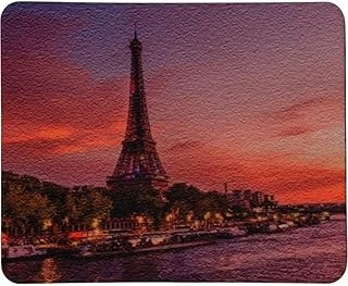Baskılı Şehir Manzaraları Desenli Renkli Tip Kaymaz Taban Optik Bilgisayar Notebook Mouse Pad Maus Pad (Paris Eyfel Kulesi) ürün görseli 1