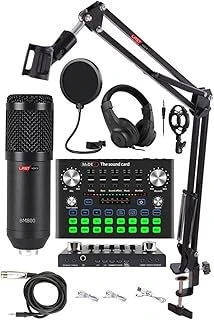 Lastvoice Bm800 Live Head Set Efektli Ses Kartı Mikrofon Kulaklık Stand Kayıt Yayın (Pc Telefon) ürün görseli 1