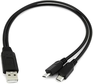 Micro Usb Y Kablo Data Power Çevirici Dönüştürücü Çoklayıcı Kablo ürün görseli 1