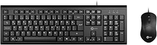 Lecoo Cm101 Usb Kablolu, Qwerty Türkçe Dizilim Klavye, 1200Dpi Optik Kompakt Fare, Win/Mac Uyumlu, Sıvı Dökülmesine Dayanıklı, Sağ Sol Kullanıma Uygun, Türkçe Q Klavye & Mouse Set Siyah ürün görseli 1