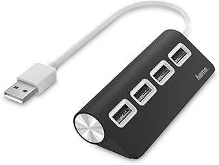 Usb Hub, 4 Ports, Usb 2.0, 480 Mbit/S, Siyah ürün görseli 1
