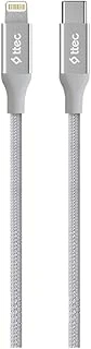 Alumicable Type-C Lightning Hızlı Şarj Kablosu 150Cm 2Dk41-8 Farklı Renk (Gri) ürün görseli 1
