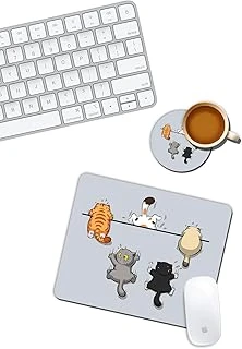 Yaramaz Kediler Mouse Pad Bardak Altlığı Set ürün görseli 1