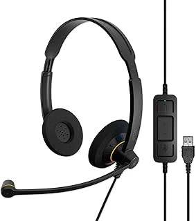 Impact Sc 60 Usb Ml – Profesyonel Kablolu Kulaklık, Birleşik Iletişim Için, Gürültü Azaltıcı Mikrofon, Epos Voice, Usb Bağlantısı, Rahat Tasarım, Ofis Kullanımı Için Ideal ürün görseli 1