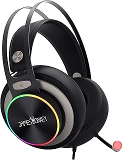 Jamesdonkey James Donkey 712 Siyah 7.1 Surround Rgb Kulaklık Neodimyum 50Mm Sürücüler 112Db Hassas Mikrofon -43Db Rgb Led Aydınlatmalı Manuel + Yazılımla Ses Usb Bağlantı Ses Kartı ürün görseli 1