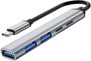 Coofbe Akım Korumalı 5In1 Type-C To Usb Çevirici Çoğaltıcı Usb3.0 Usb2.0 2Xpd Hub Type-C Çoğaltıcı ürün görseli 1