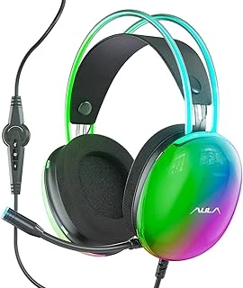 Aula S505 Rgb Usb Mikronfonlu Kulaklığı Siyah ürün görseli 1