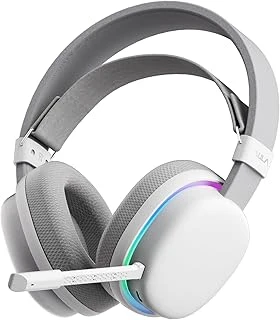 Aula G7 Tri Mode Kablosuz Rgb Mikrofonlu Kulaklığı 40Mm Driver Gürültü Engelleyici Beyaz ürün görseli 1