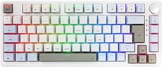 Gravion Vexor Rgb Mekanik Klavyesi 82 Tuş | 3 Mod (Bluetooth + 2.4G + Kablolu) | Huano Brown Kahverengi Switch Linear | 2000Mah Batarya | Anti-Ghosting Kompakt%75 Swap ürün görseli 1