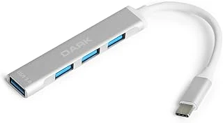 Dark Connect X4 Usb-C To 3 Port Usb2,0, 1 Port Usb3,0 Hub (Dk-Ac-Usb310C) ürün görseli 1