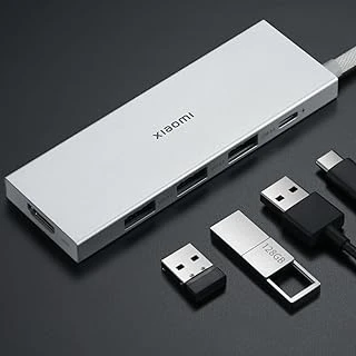 Hub Type C 5'I 1 Arada Hub, 5 Tip (3 Usb Bağlantı Noktası, 1 C Tipi Bağlantı Noktası Bir Hdmi Bağlantısı), Windows, Andorid, Macos Linux Ile Uyumlu, Yüksek Veri Okuma Hızı, 4K Uhd ürün görseli 1