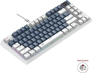 Havit Gamenote Kb884L Rgb Mekanik Türkçe Klavye 1.06Inç Tft-Lcd Ekran - Red Switch ürün görseli 1