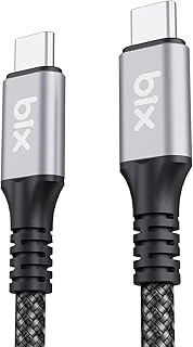 Bix Bxcc242 Usb4 Thunderbolt 3/4 Uyumlu Usb-C If 240W 40Gbps 8K 60Hz Uhd Şarj, Data Görüntü Kablosu 1 Metre ürün görseli 1