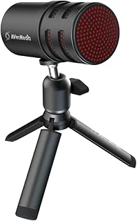 Avermedia Akış, Podcast Oyun Için Usb Mikrofon, Kardioid Desenli, Tripod Standı, Kulaklık Çıkışı, Sessiz Düğmesi, Pc, Dizüstü Bilgisayar, Iphone Android Için Tüm Metal Tasarım ürün görseli 1