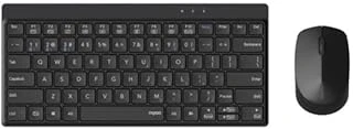 Rapoo 8000Gt Wrl Tr Klavye Mouse Set Si̇yah ürün görseli 1