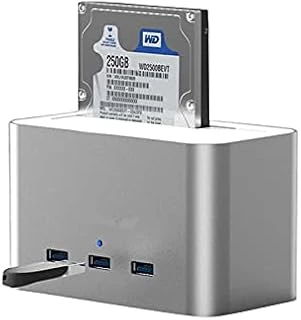 Codegen Alüminyum Usb3.0 3.5-2.5 Hdd Sata 3 Port Usb Hub Dock İstasyonu ürün görseli 1